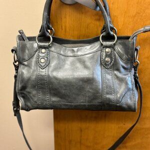 Frye Melissa Satchel in Carbon